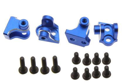 Powerhobby Aluminum Lower 4-Link Mount Set Blue Losi Mini LMT