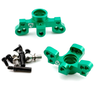 Powerhobby Aluminum Front Wheel Hub Uprights Green MST RMX 2.5