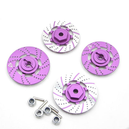 Powerhobby Aluminum Brake Disc Wheel Hubs Purple MST RMX 2.5
