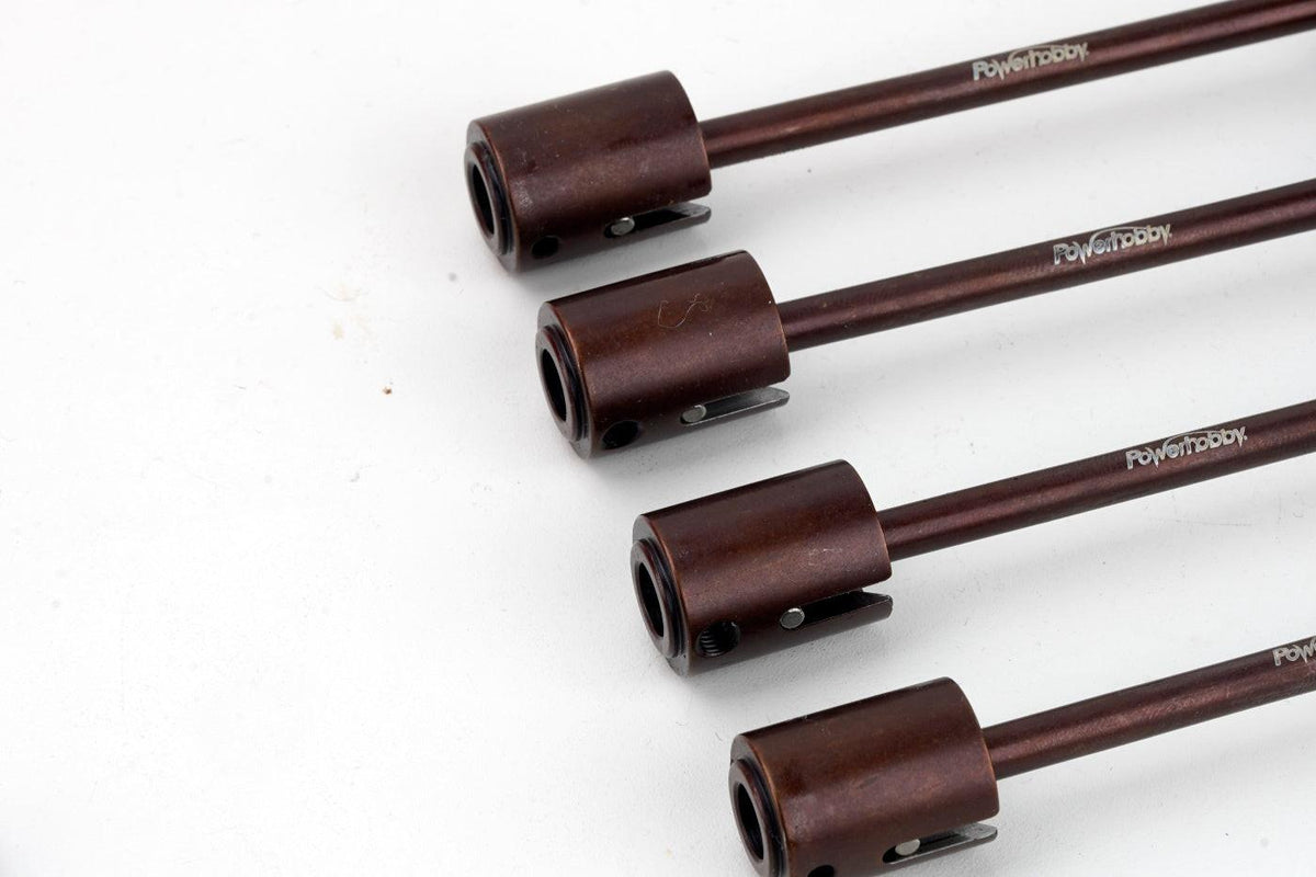 Powerhobby 4PCS S2 Steel Constant-Velocity Driveshafts FOR Traxxas Maxx Slash