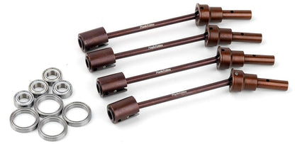Powerhobby 4PCS S2 Steel Constant-Velocity Driveshafts FOR Traxxas Maxx Slash