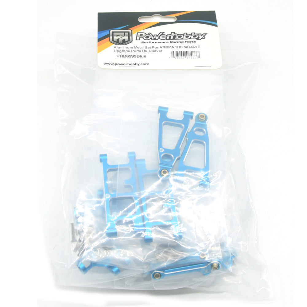 Powerhobby Aluminum Upgrade  Conversion Kit Blue Arrma Mojave Grom