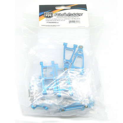Powerhobby Aluminum Upgrade  Conversion Kit Blue Arrma Mojave Grom
