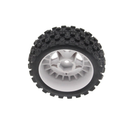Mounte Tires / Wheels (4) Arrma Typhon Grom White