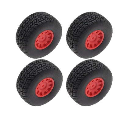 Mounted Tires / Wheels (4) Arrma Grom Granite Red