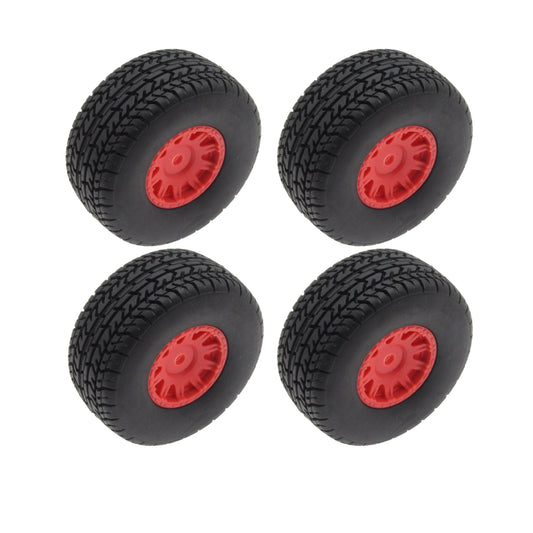 Mounted Tires / Wheels (4) Arrma Grom Granite Red