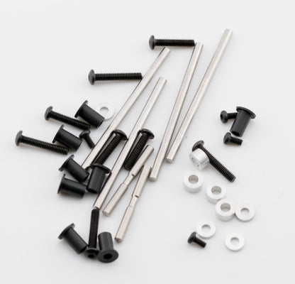 Powerhobby MB Aluminum Adjustable Rear Lower Arms Red MST RMX 2.5 / 2.0