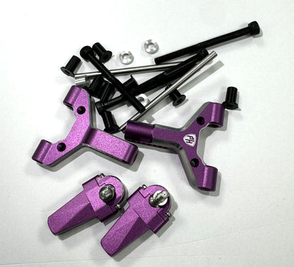 Powerhobby Aluminum Adjustable Front Lower Arms Purple MST RMX 2.5 / 2.0