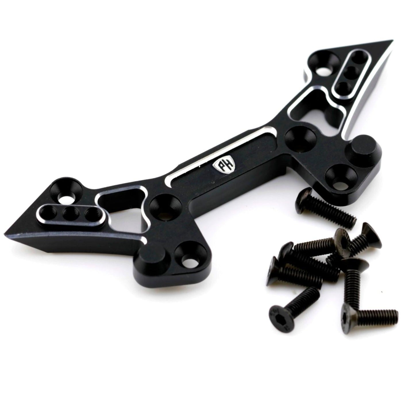 Powerhobby Aluminum Rear Shock Tower Black Kyosho 1/10 Fazer Mk2