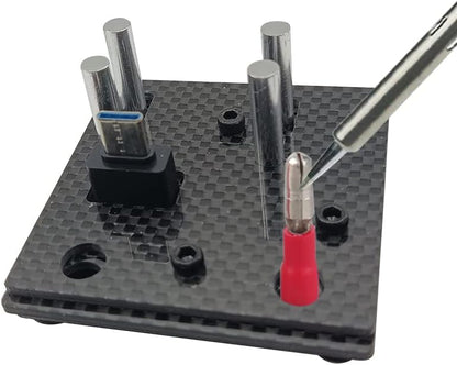 Carbon Fiber Soldering Jig Wire Station with Pocket Hole Jig