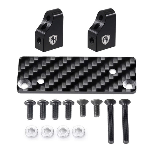 Powerhobby Aluminum / Carbon Fiber Servo Mount Fixed Bracket Tamiya Clod Buster