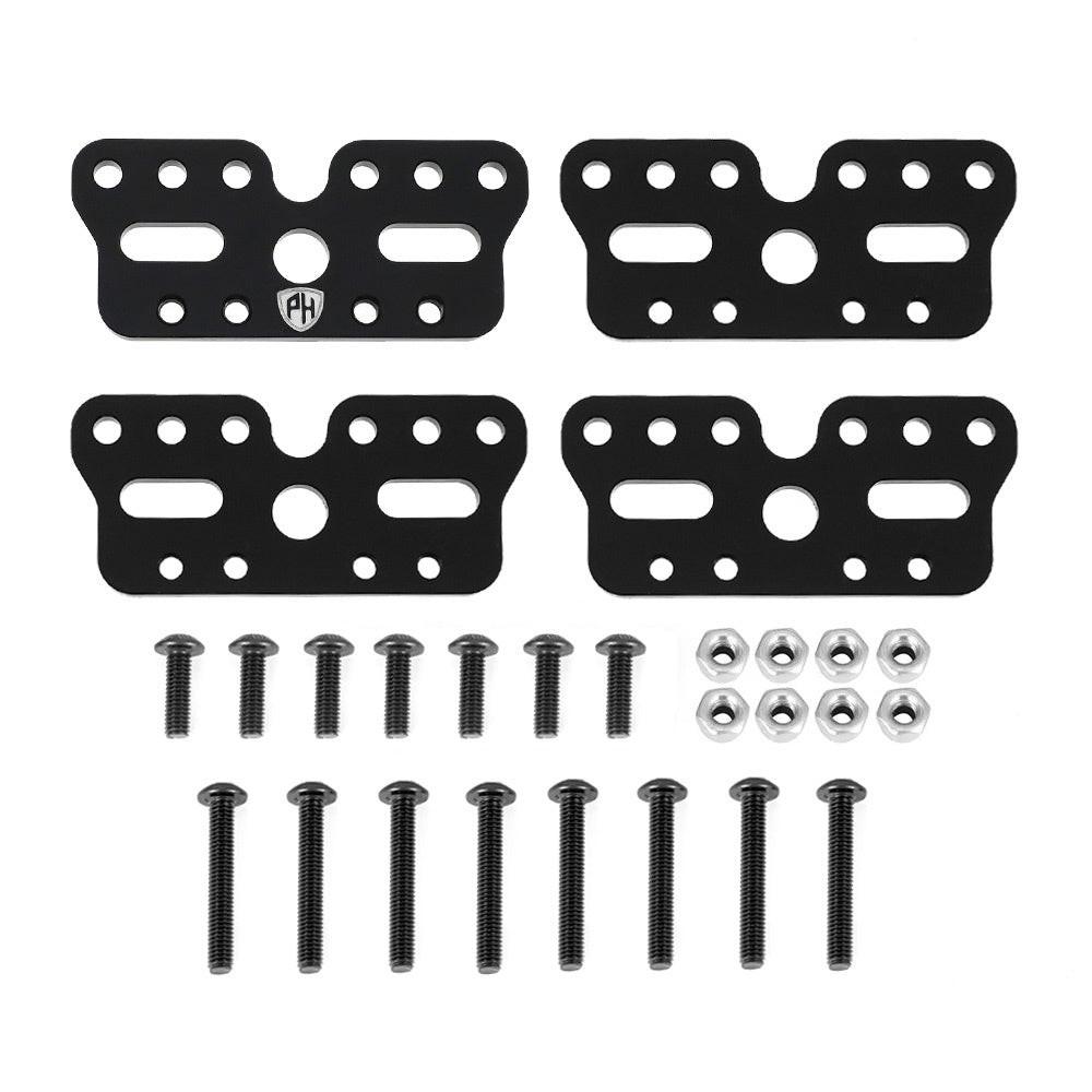 Powerhobby Aluminum Front Rear Shock Heightening Towers Mount Tamiya Clod Buster