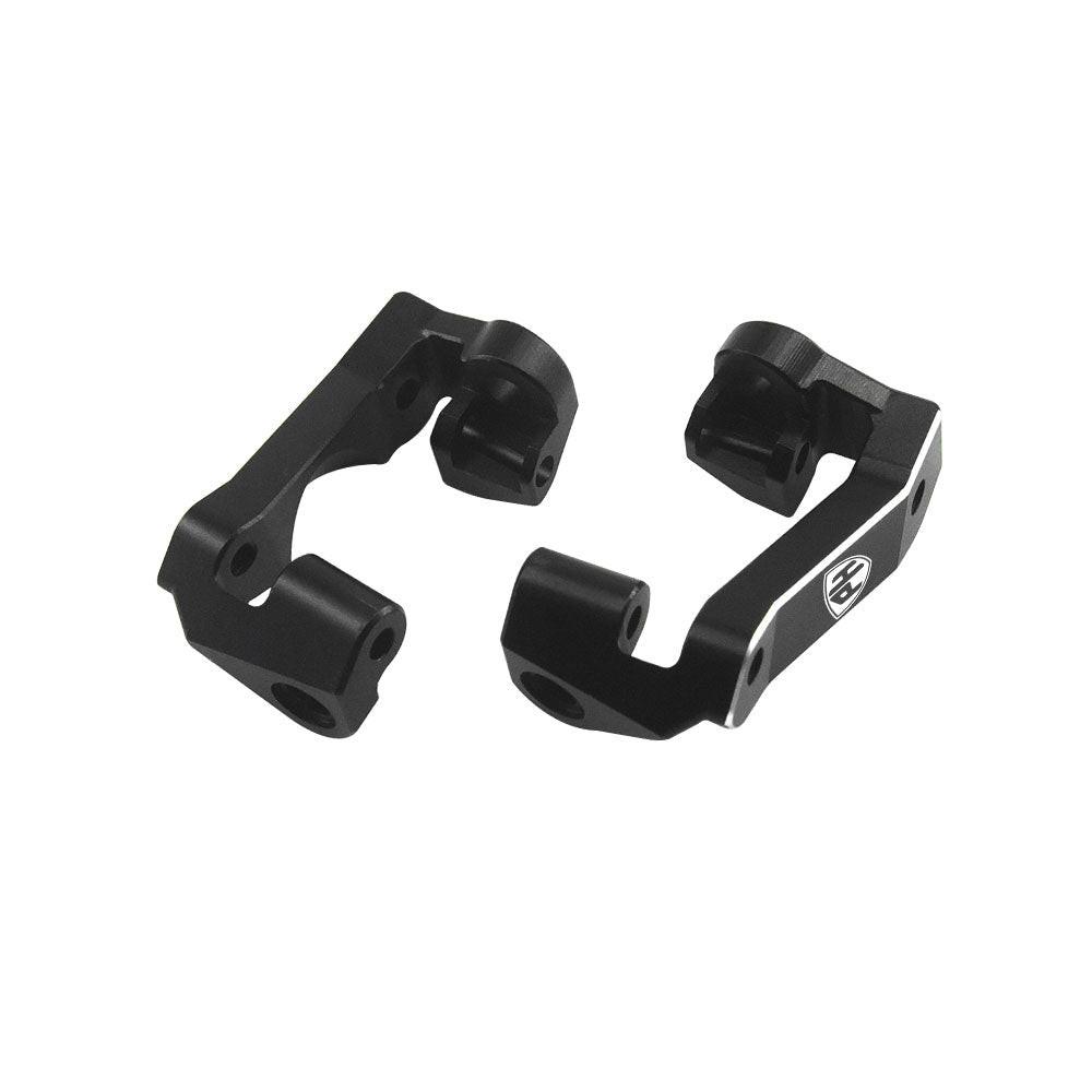 Powerhobby 7075 Aluminum Front C Hub / Knuckle Arms Black FOR Traxxas Mini Maxx