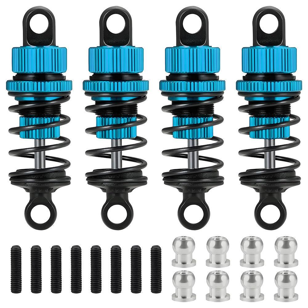 Powerhobby Aluminum 52MM Shocks Blue (4) 1/10 Touring Car