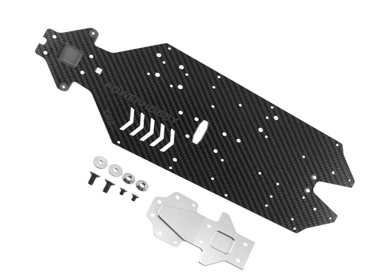 Powerhobby Carbon Fiber AERO Chassis FOR Arrma 6S Outcast / Typhon / Senton / Notorious