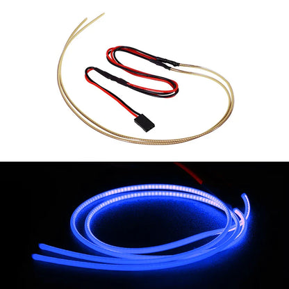 Powerhobby Flexible Cuttable LED Strip Lights 1/24 1/28 SCX24 ( Blue )