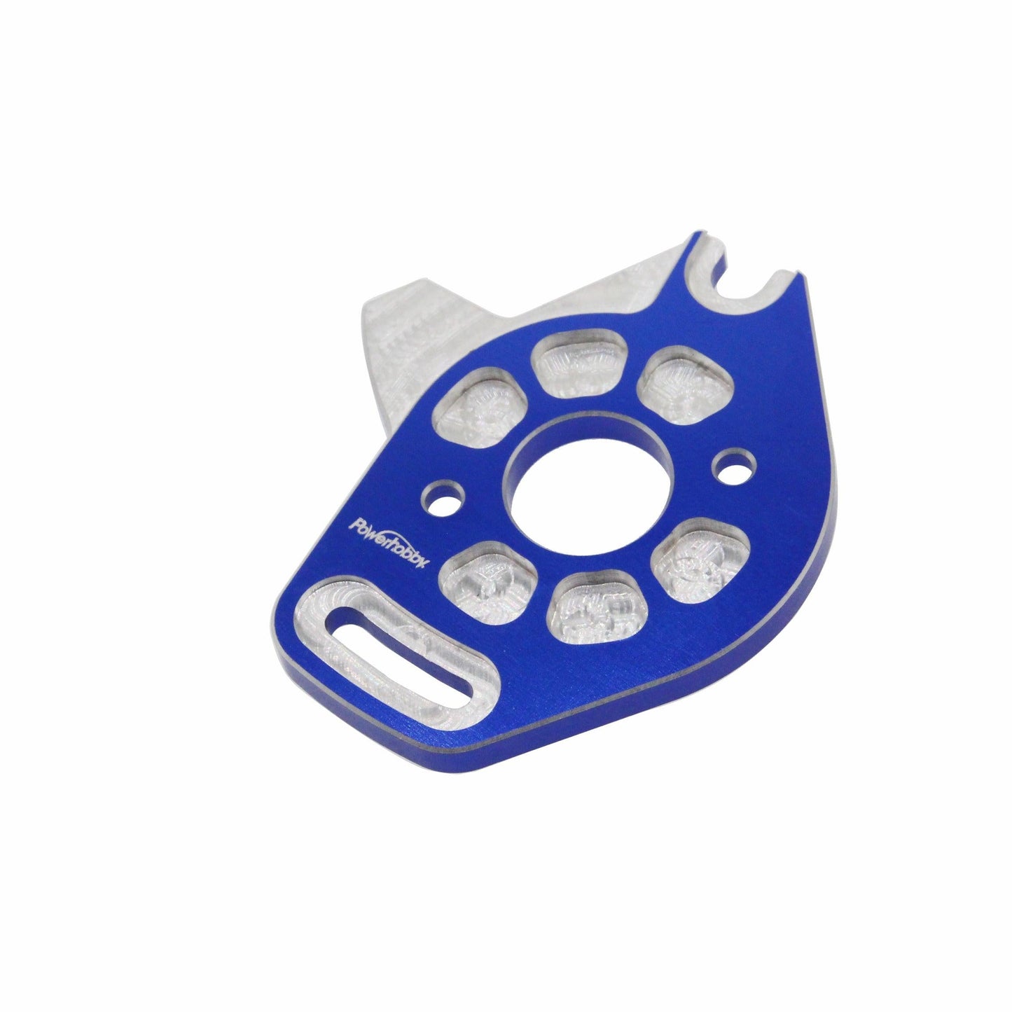 Powerhobby Aluminum Motor Plate BLUE FOR Traxxas 6890 Slash / Stampede 4x4