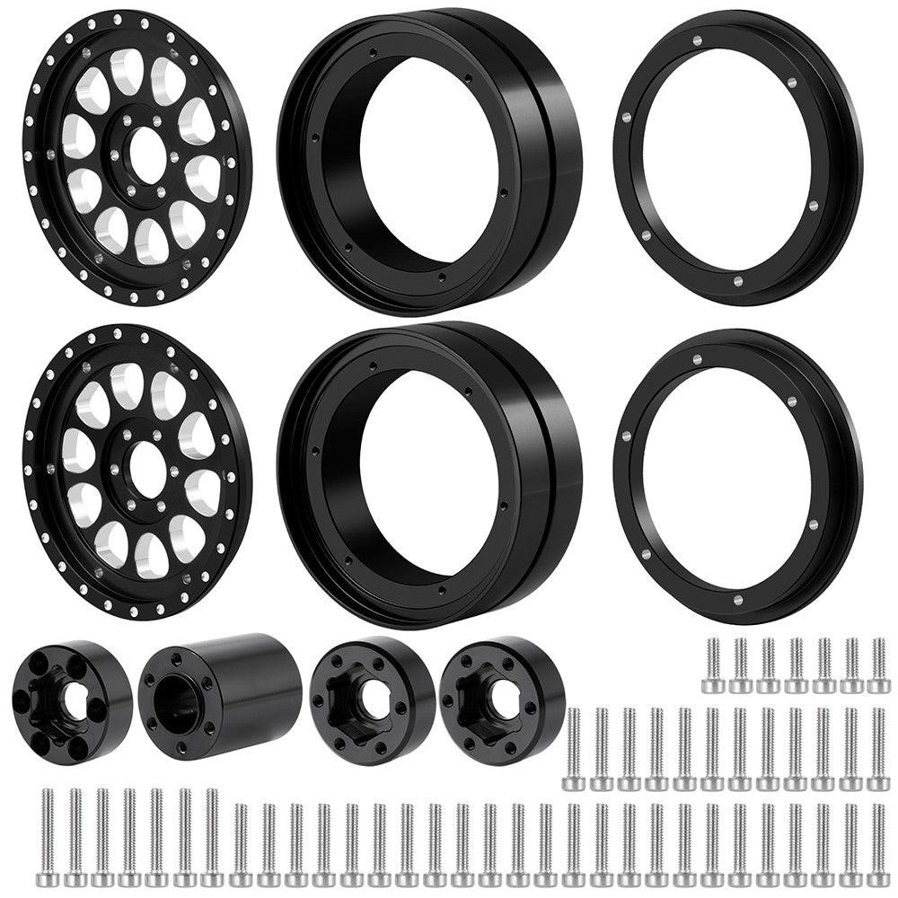 Powerhobby Beadlock 2.2" Dual Wheels / Rims 1/10 Rock Crawler