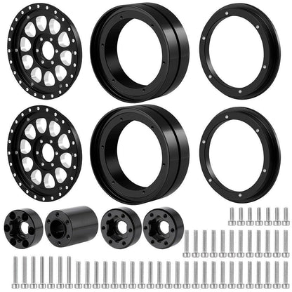 Powerhobby Beadlock 2.2" Dual Wheels / Rims 1/10 Rock Crawler