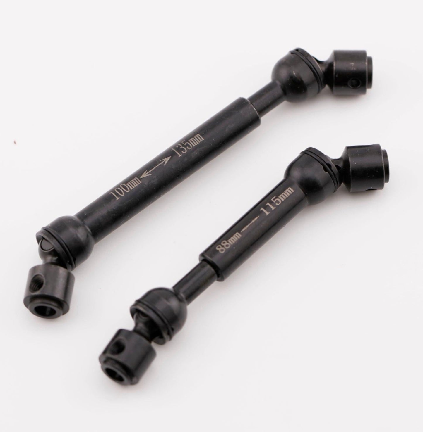 Powerhobby Hardend Steel Drive Shafts / CVD (2) Redcat Ascent Fusion 1/10