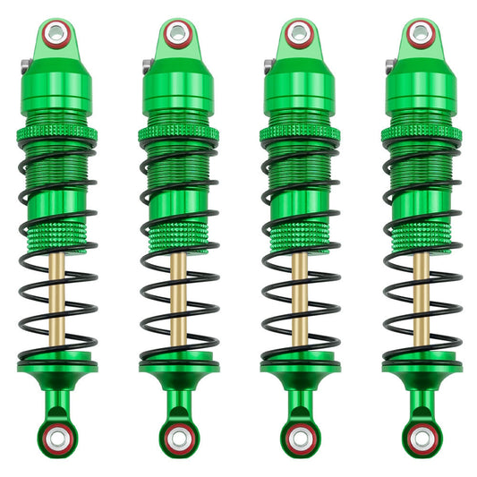 Powerhobby Aluminum Adjustable Shocks (4) Green FOR Traxxas Mini Maxx