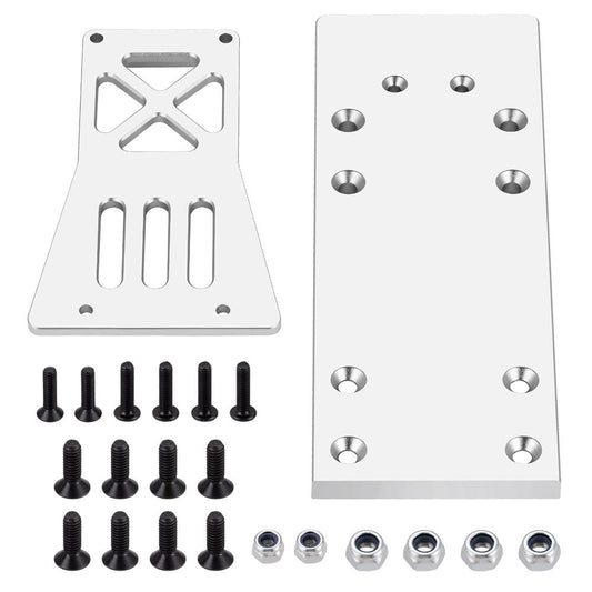 Powerhobby Wheelbase Extension 80mm Silver For Traxxas Rustler Bandit