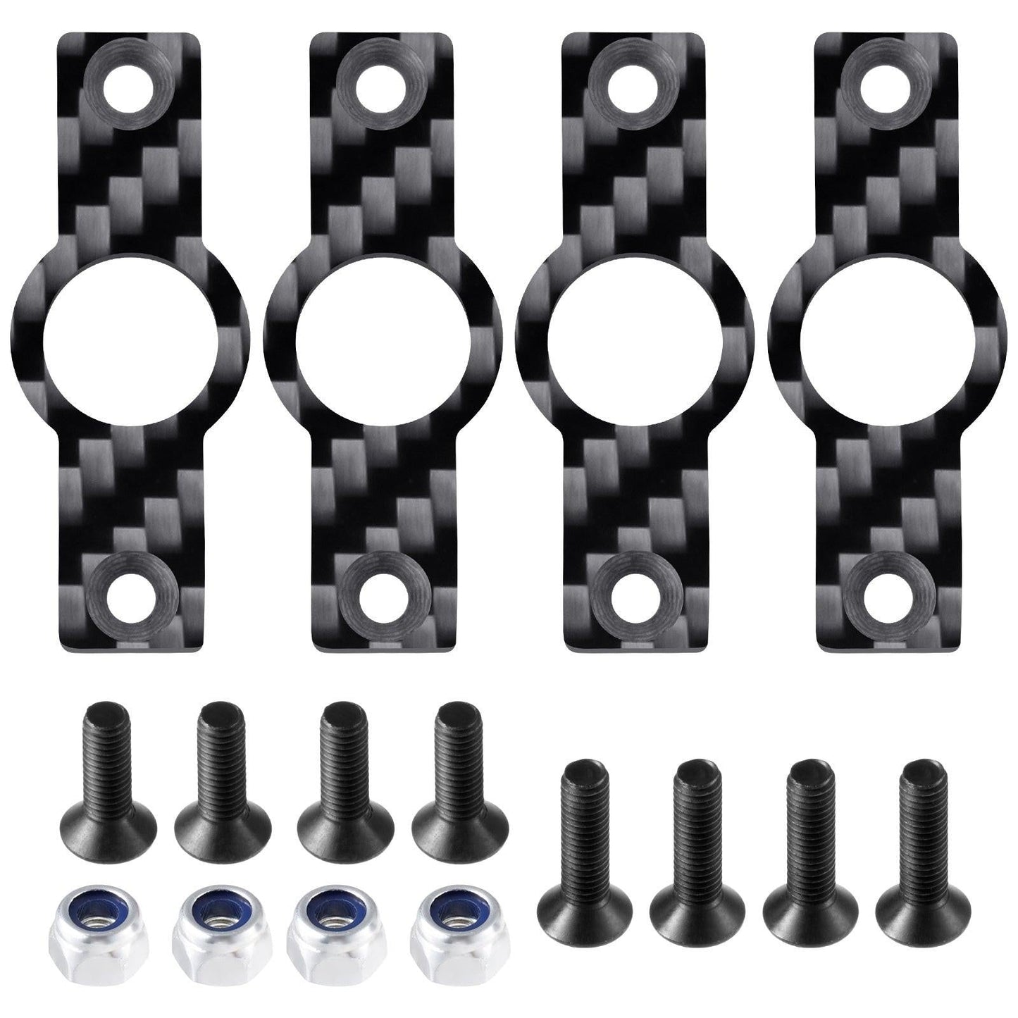 Powerhobby Carbon Fiber Axle Tube Bracing Support Stands Tamiya Clod Buster