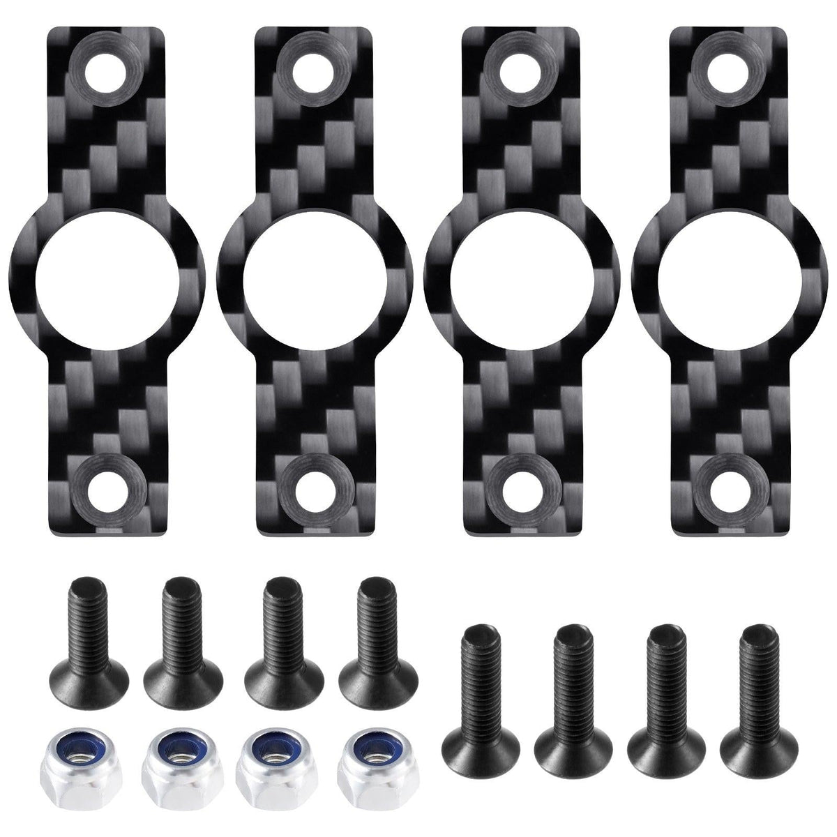 Powerhobby Carbon Fiber Axle Tube Bracing Support Stands Tamiya Clod Buster
