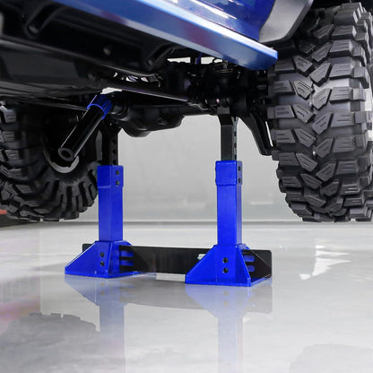 Powerhobby RC Car Jack Stand Blue for 1/8 1/10 Scale Rock Crawler