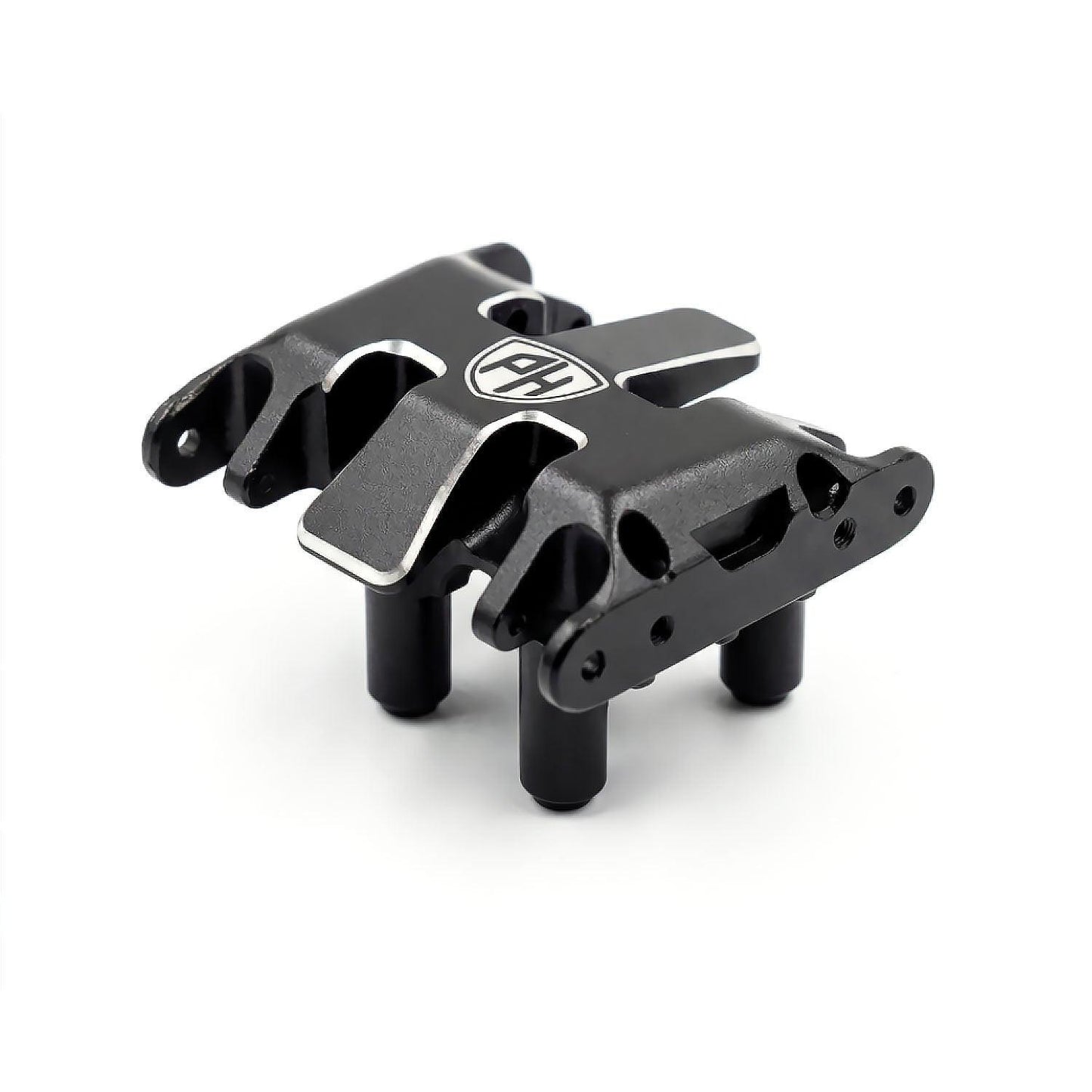 Powerhobby Aluminum Gear Box and Skid Plate Black Axial SCX30