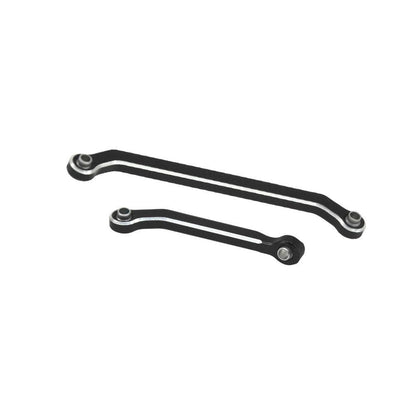 Powerhobby Aluminum Chassis Links + Steering Links Black Axial SCX30