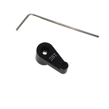Powerhobby Axial SCX30 Aluminum 28T Servo Horn - Black