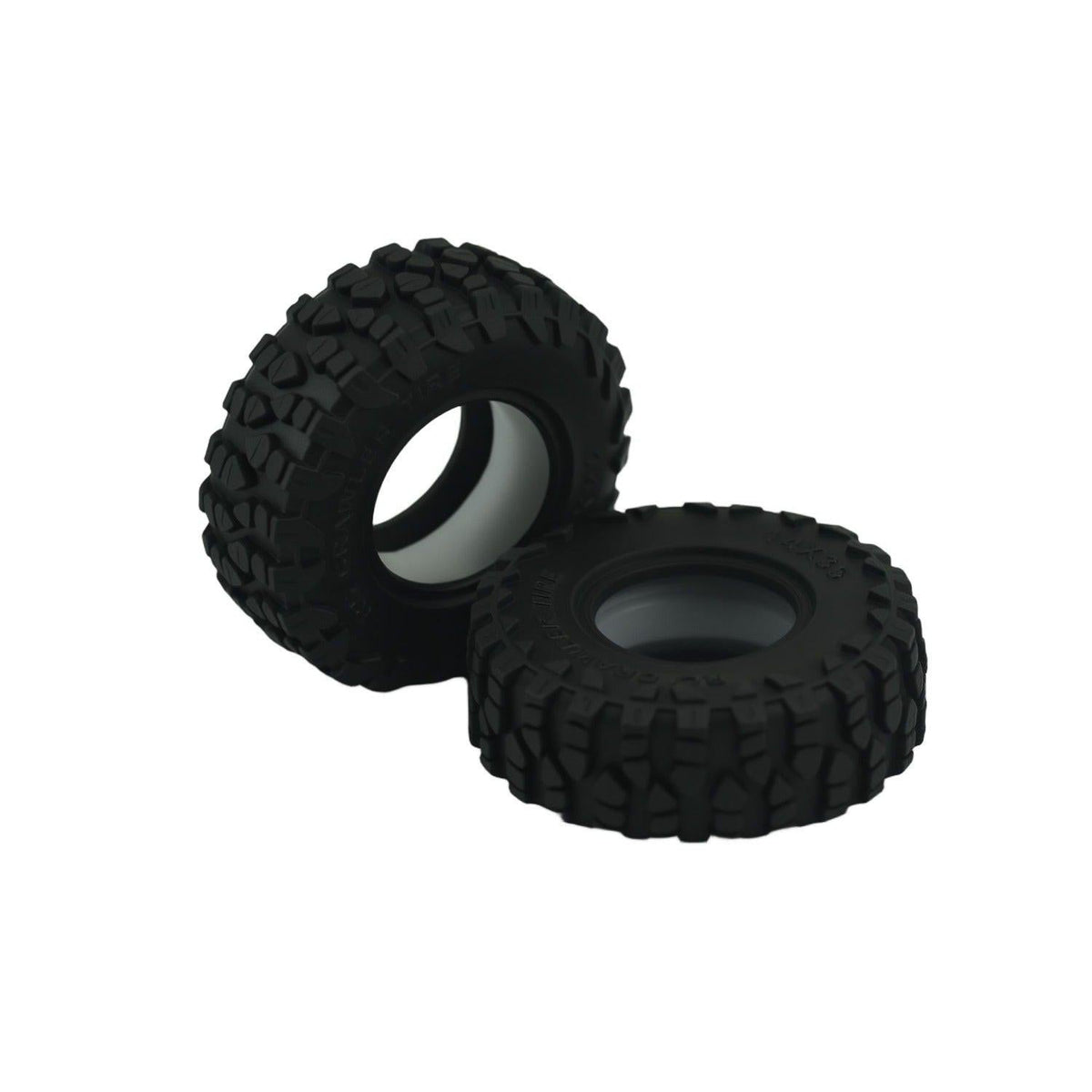 Axial SCX30 39mm Tires with Silicon Insert (4) White