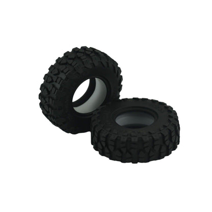 Axial SCX30 39mm Tires with Silicon Insert (4) White