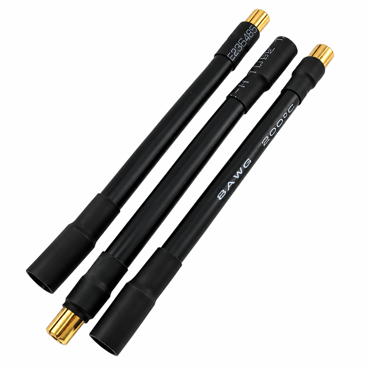 Powerhobby 6.5mm Female to 6.5mm Male 3" Extensions (3 PACK)