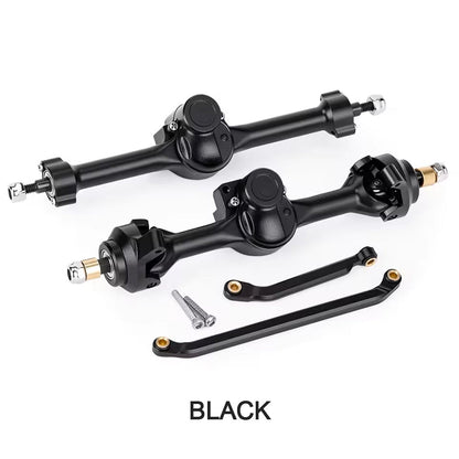 Powerhobby Axial SCX30 Front + Rear Aluminum +5MM Axles w Extended Black