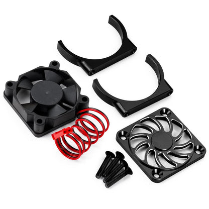 Powerhobby 35MM Aluminum Cooling Fan Black FOR Traxxas Mini Slash / Maxx / XRT VXL 3S