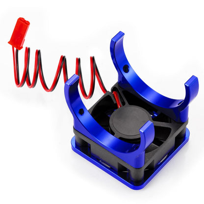 Powerhobby 35MM Aluminum Cooling Fan Blue FOR Traxxas Mini Slash / Maxx / XRT VXL 3S