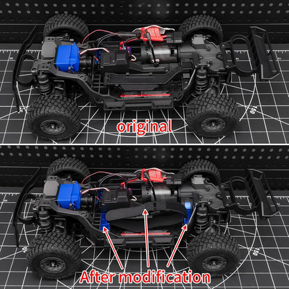 Powerhobby Blue Battery Holder Mount FOR Traxxas 1/16 Mini Slash