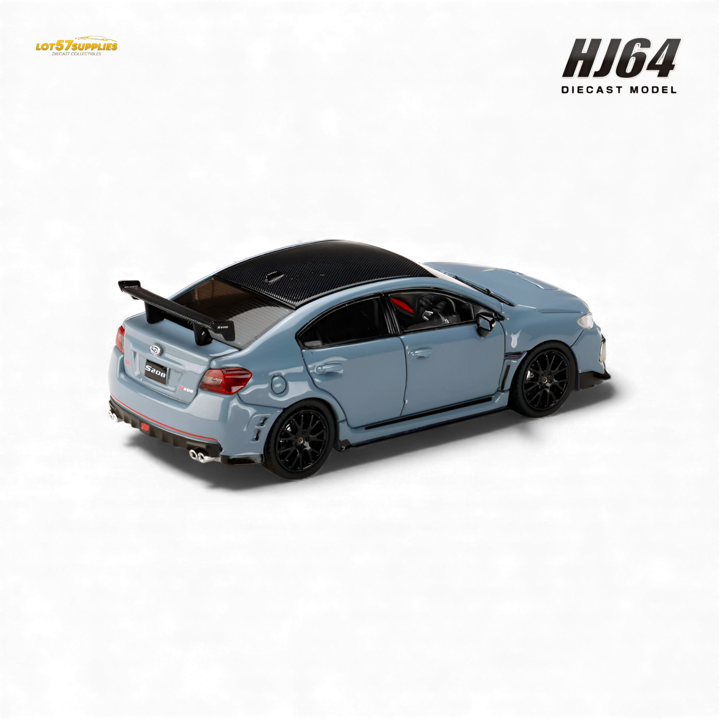 (Pre-Order) Hobby Japan Subaru S208 NBR Challenge Package - Cool Gray Khaki 1:64