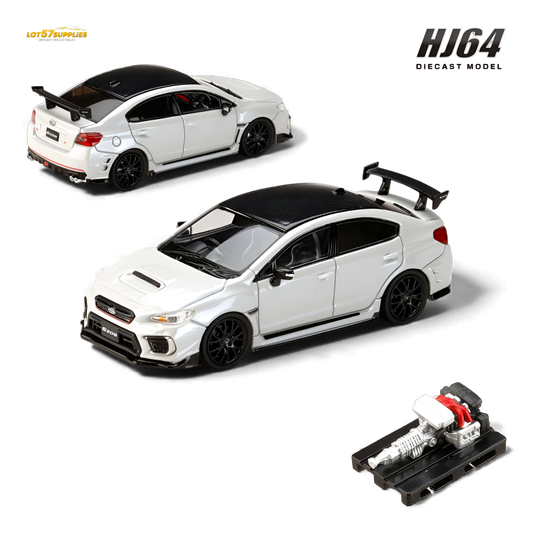 (Pre-Order) Hobby Japan Subaru S208 NBR Challenge Package - Crystal White Pearl 1:64