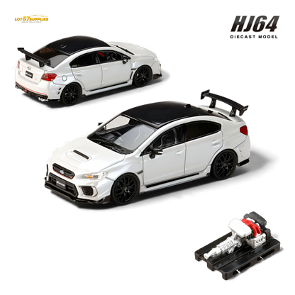 Hobby Japan Subaru S208 NBR Challenge Package - White 1:64