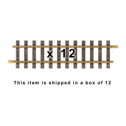 Piko 35200 G Scale G320 Straight Track, 12.6", Box of 12