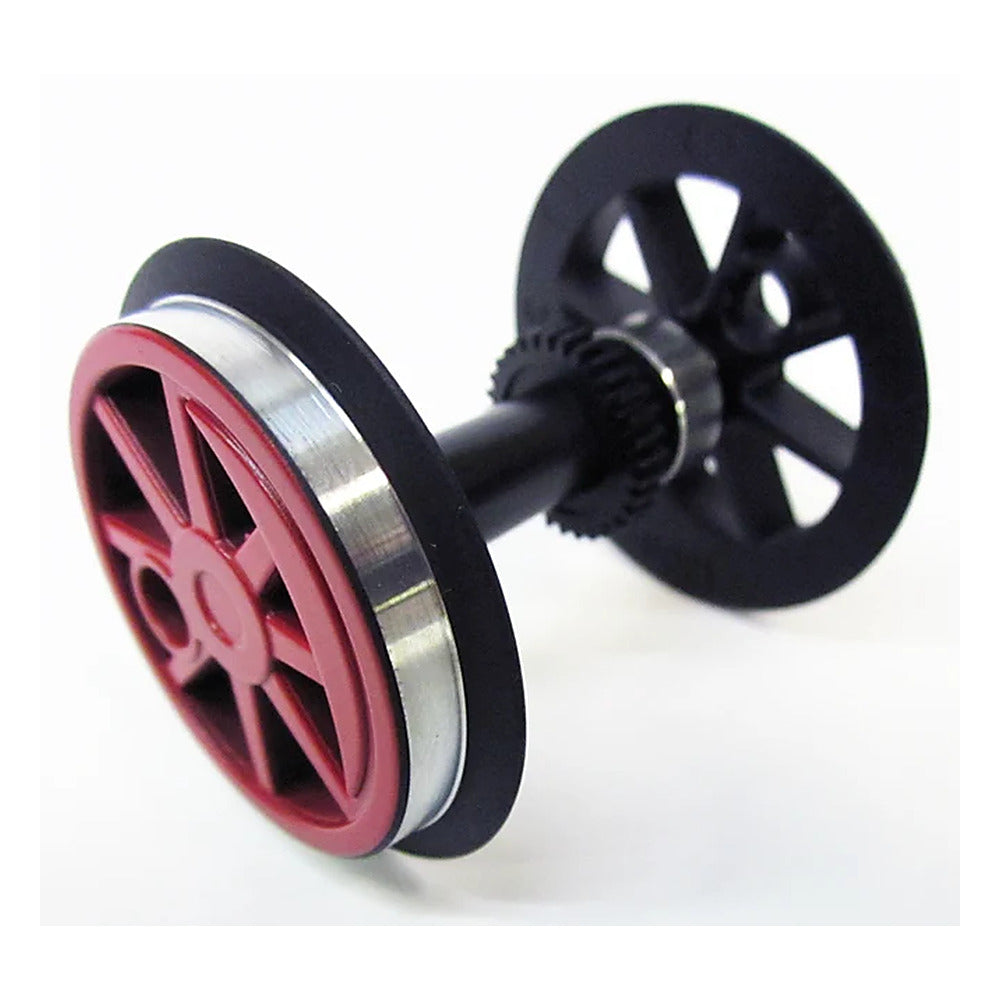 Piko 36076 G Scale BB Geared Wheelset, BR80, Red