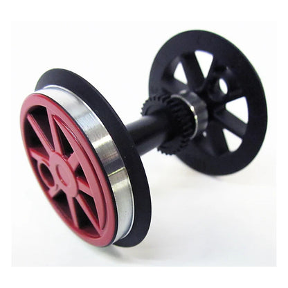 Piko 36076 G Scale BB Geared Wheelset, BR80, Red
