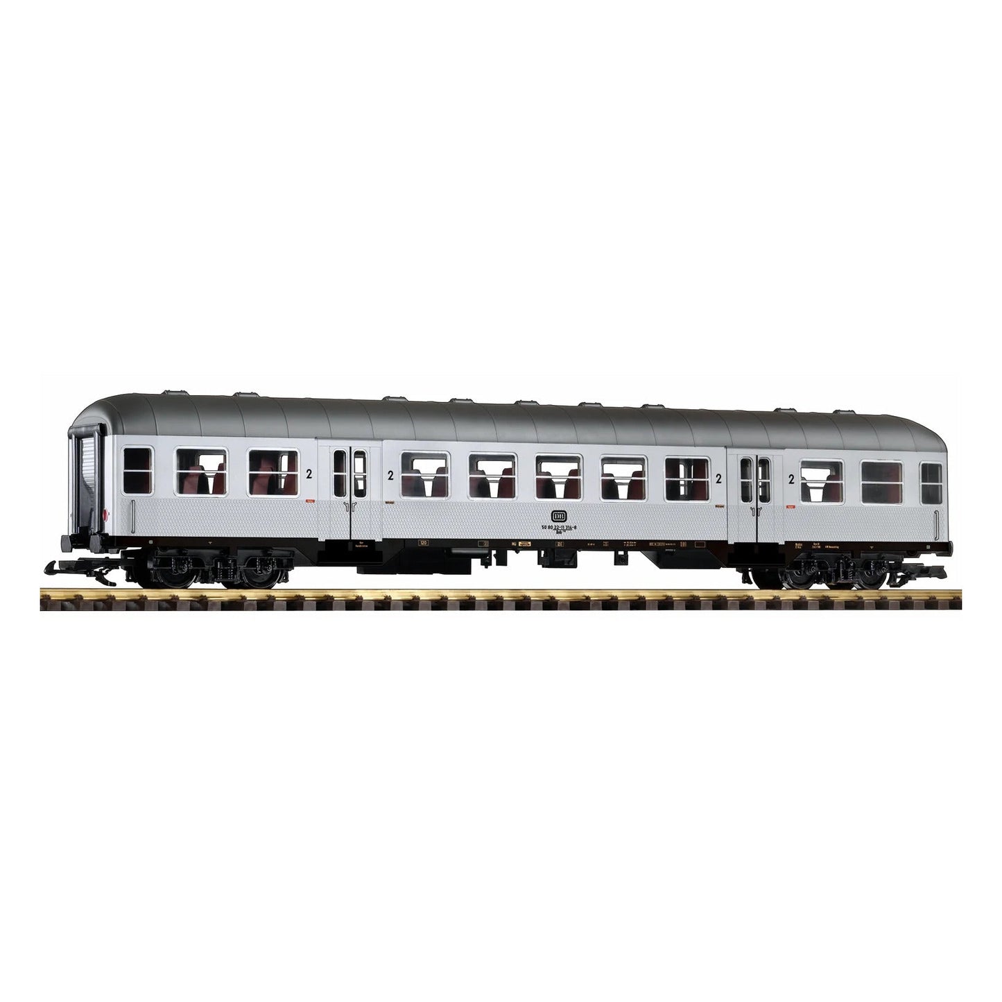 Piko 37631 G Scale DB IV Silver Coin 2nd Class Coach