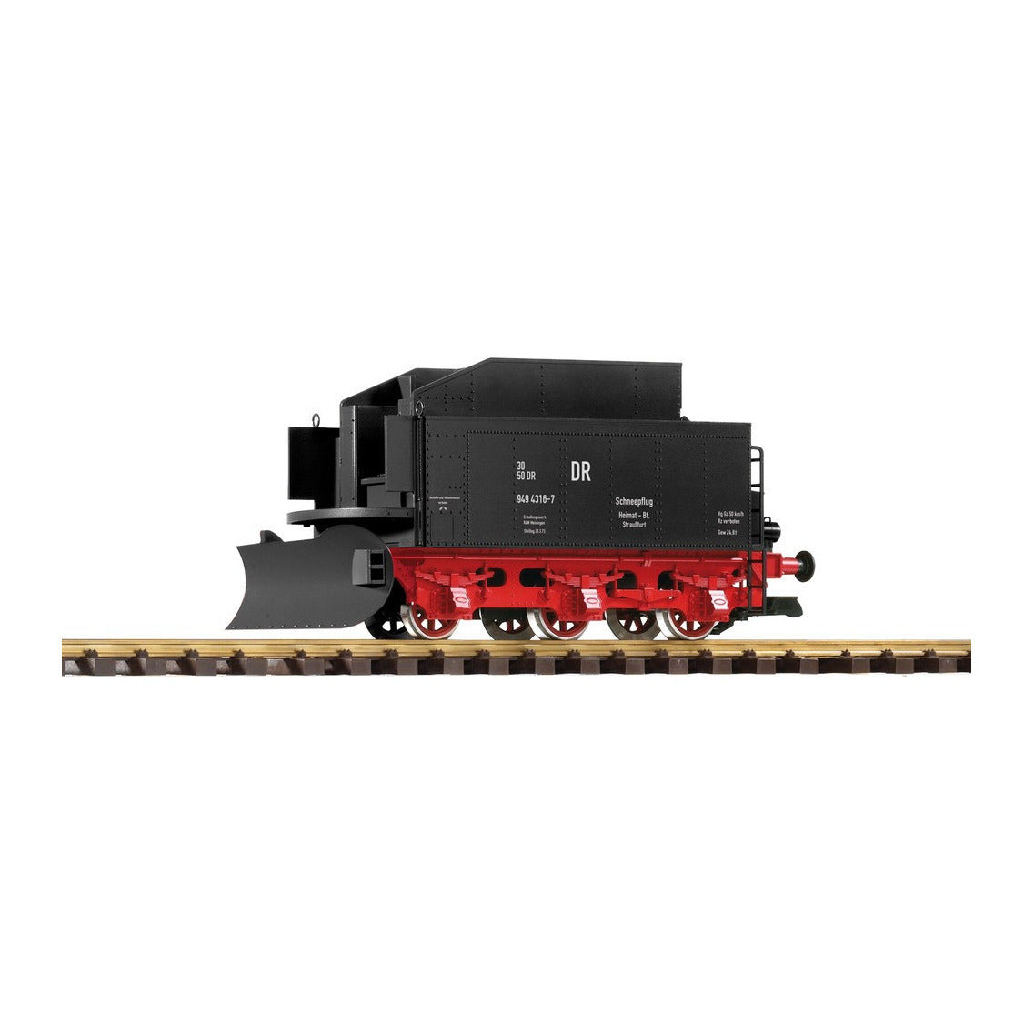 Piko 37821 G Scale DR Era IV 3-Axle Tender Snow Plow