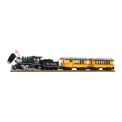 Piko 38112 G Scale D&RGW Passenger R/C Starter Set, 120V