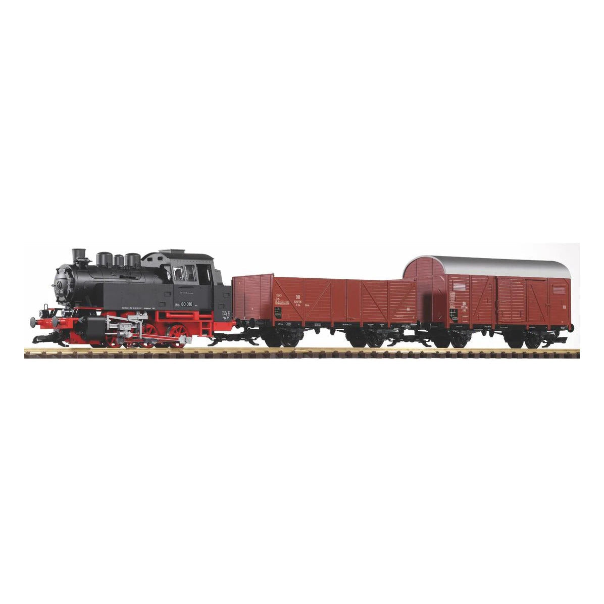 Piko 38120 G Scale DB BR80 Freight Starter Set, 120V