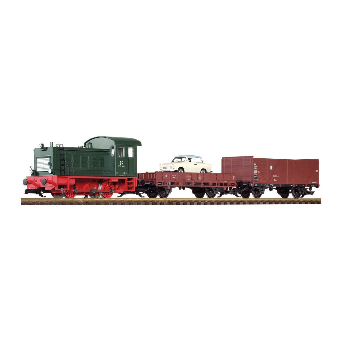 Piko 38121 G Scale DR V20 Freight Starter Set, 120V